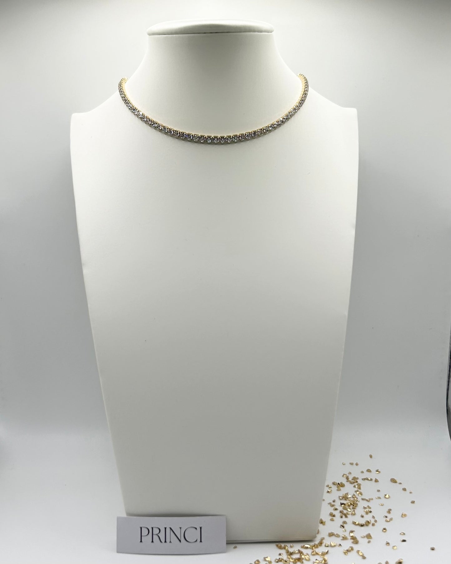 Collana choker tennis