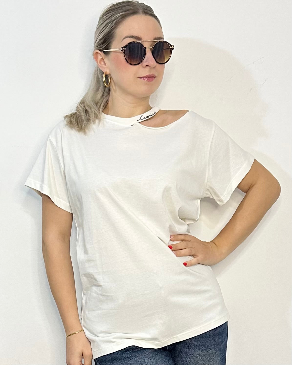 LUMINA cut-out t-shirt