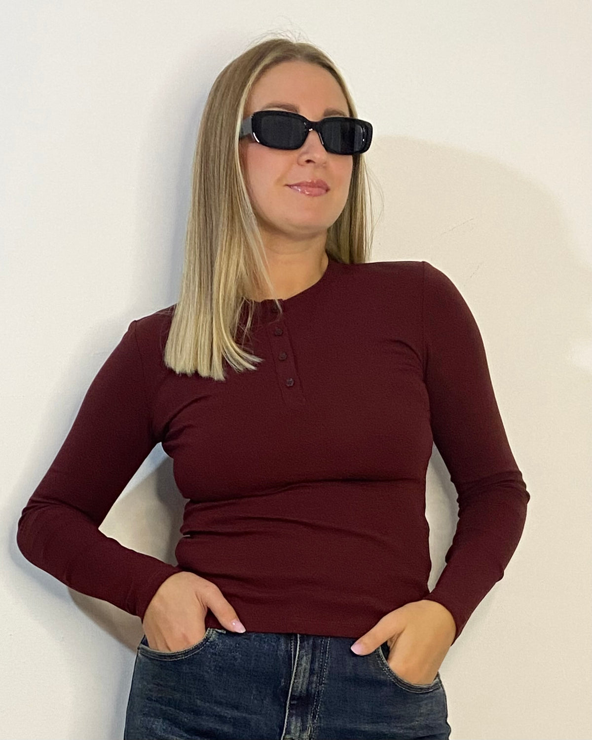 LUMINA maglia con bottoni