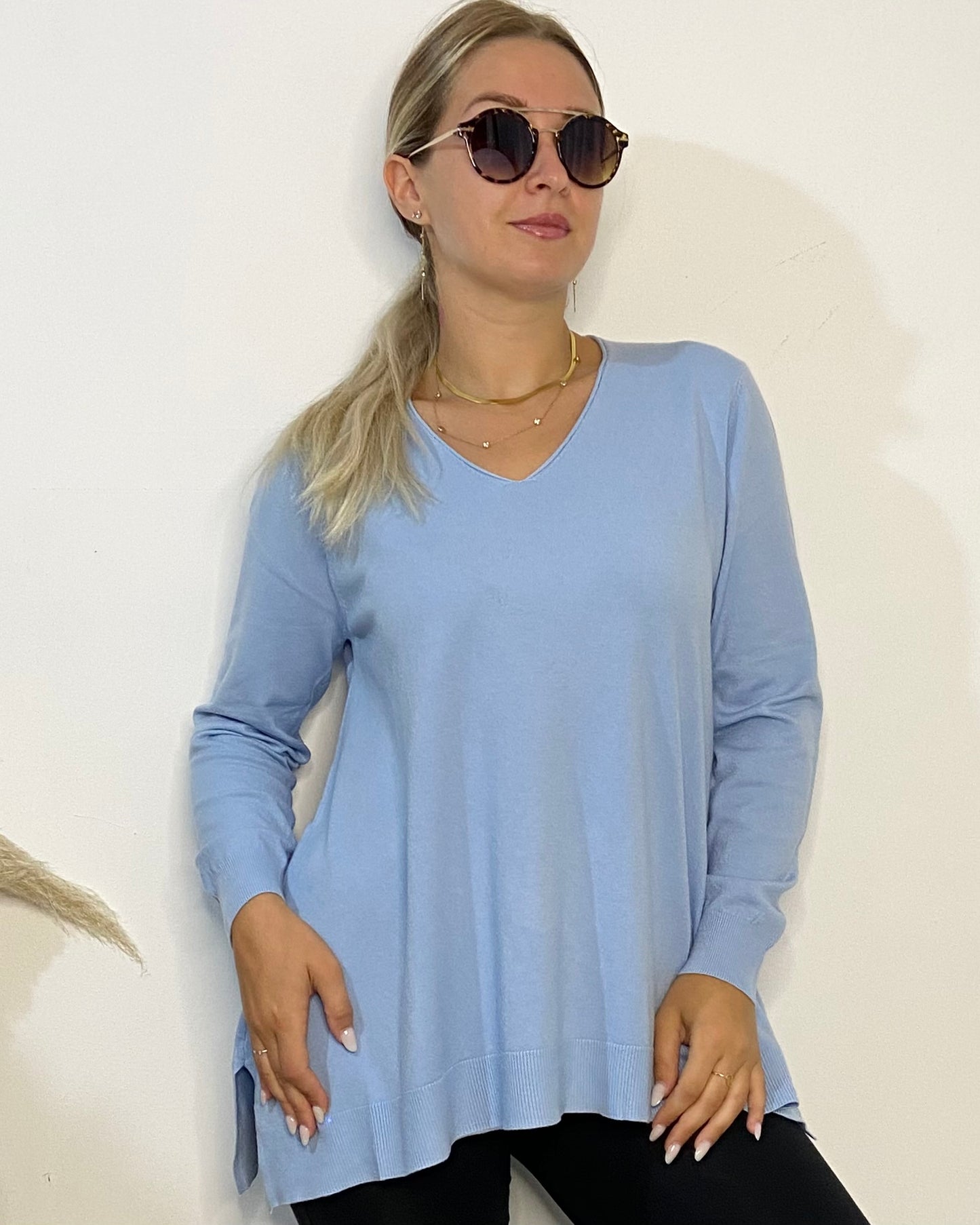 Pullover taglia comoda