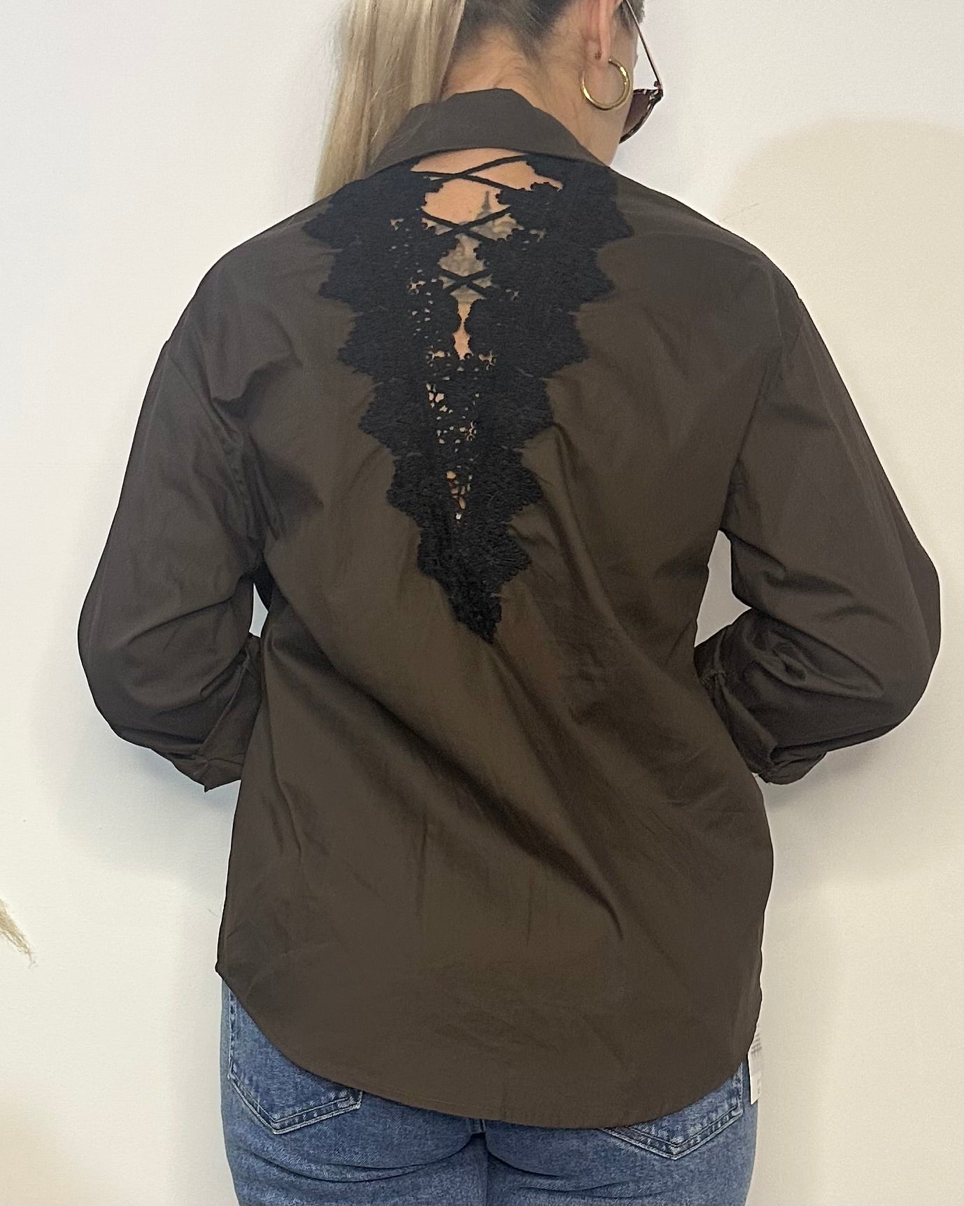 VICBEE camicia pizzo