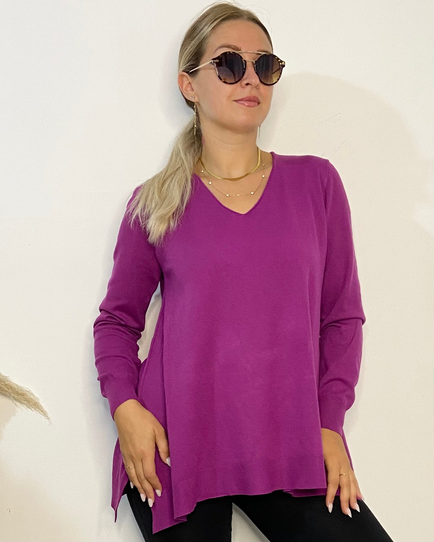 Pullover taglia comoda