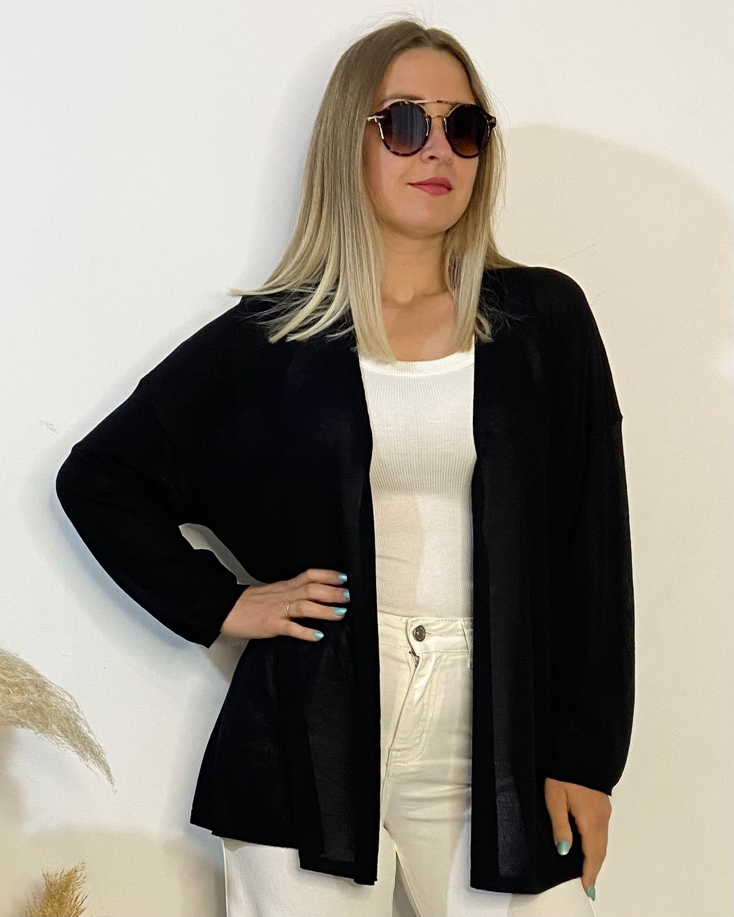 Cardigan aperto