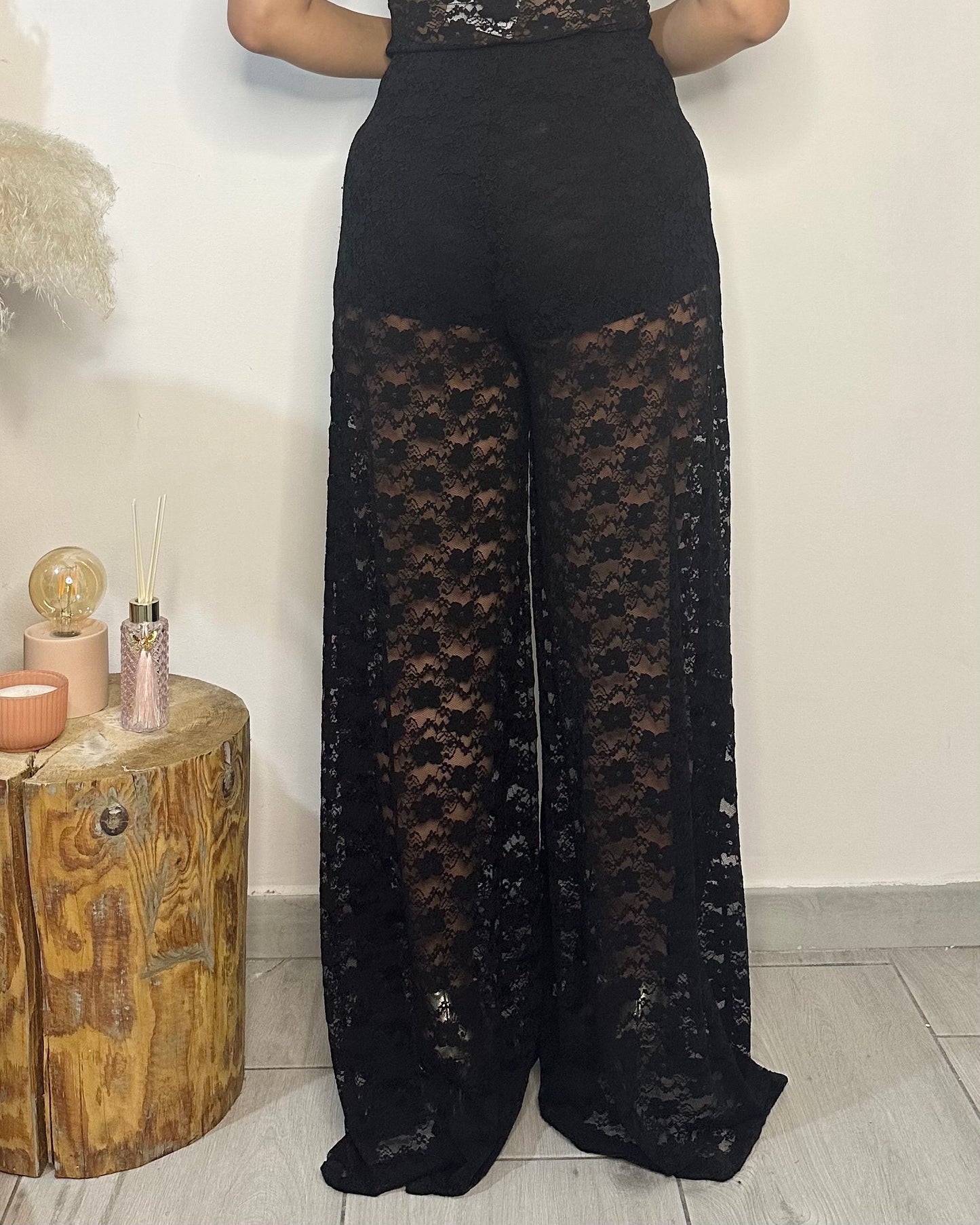 LUMINA pantalone pizzo