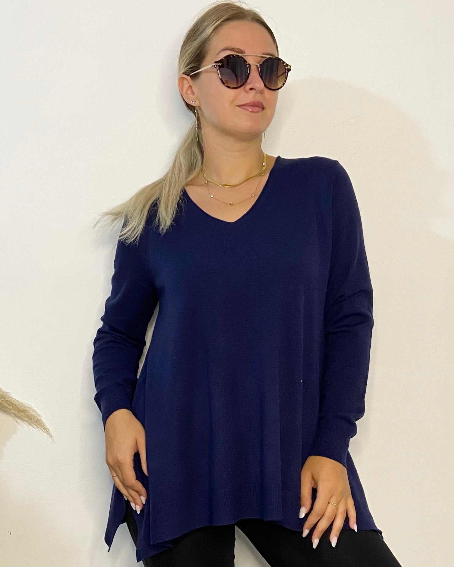 Pullover taglia comoda