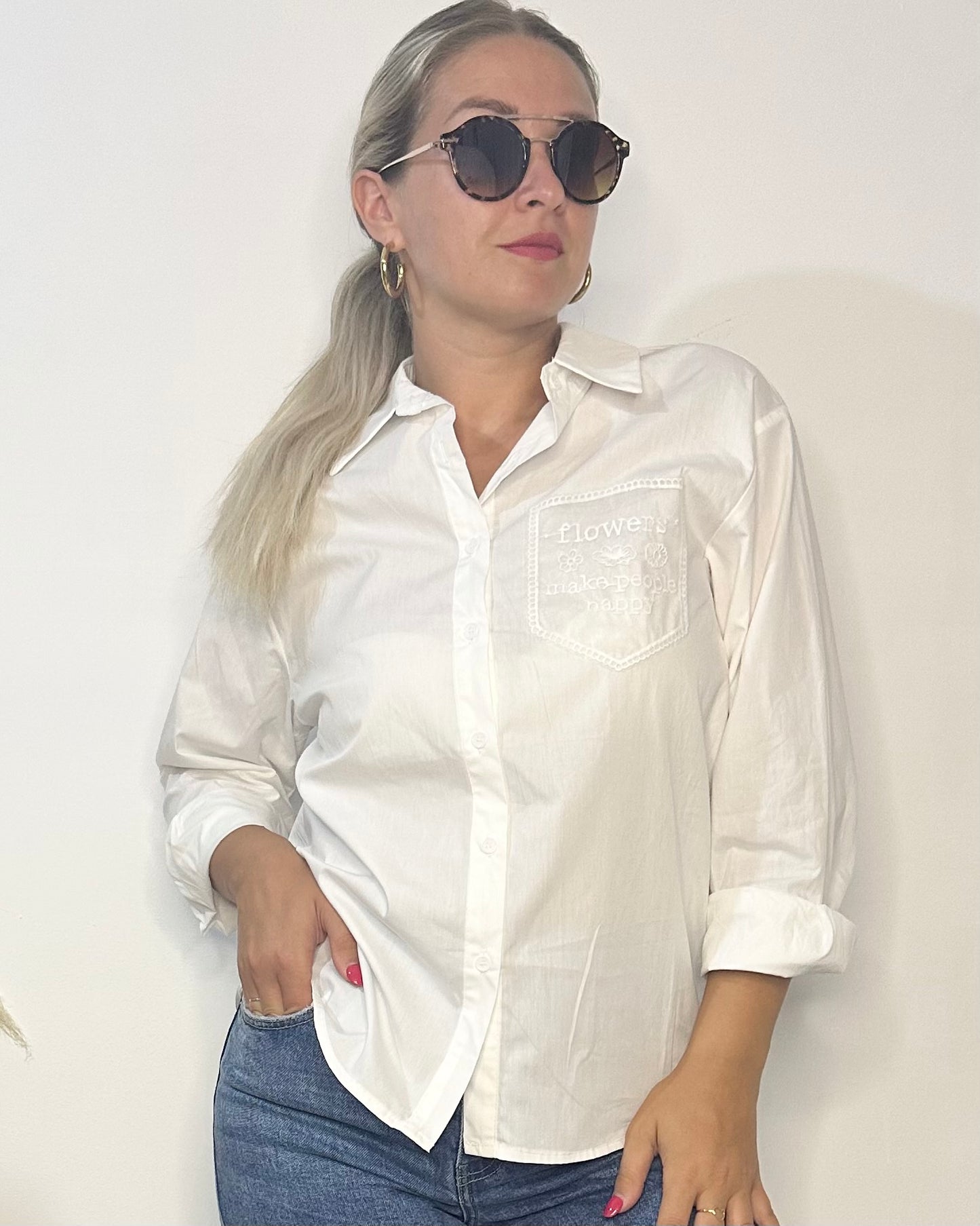 VICBEE camicia pizzo
