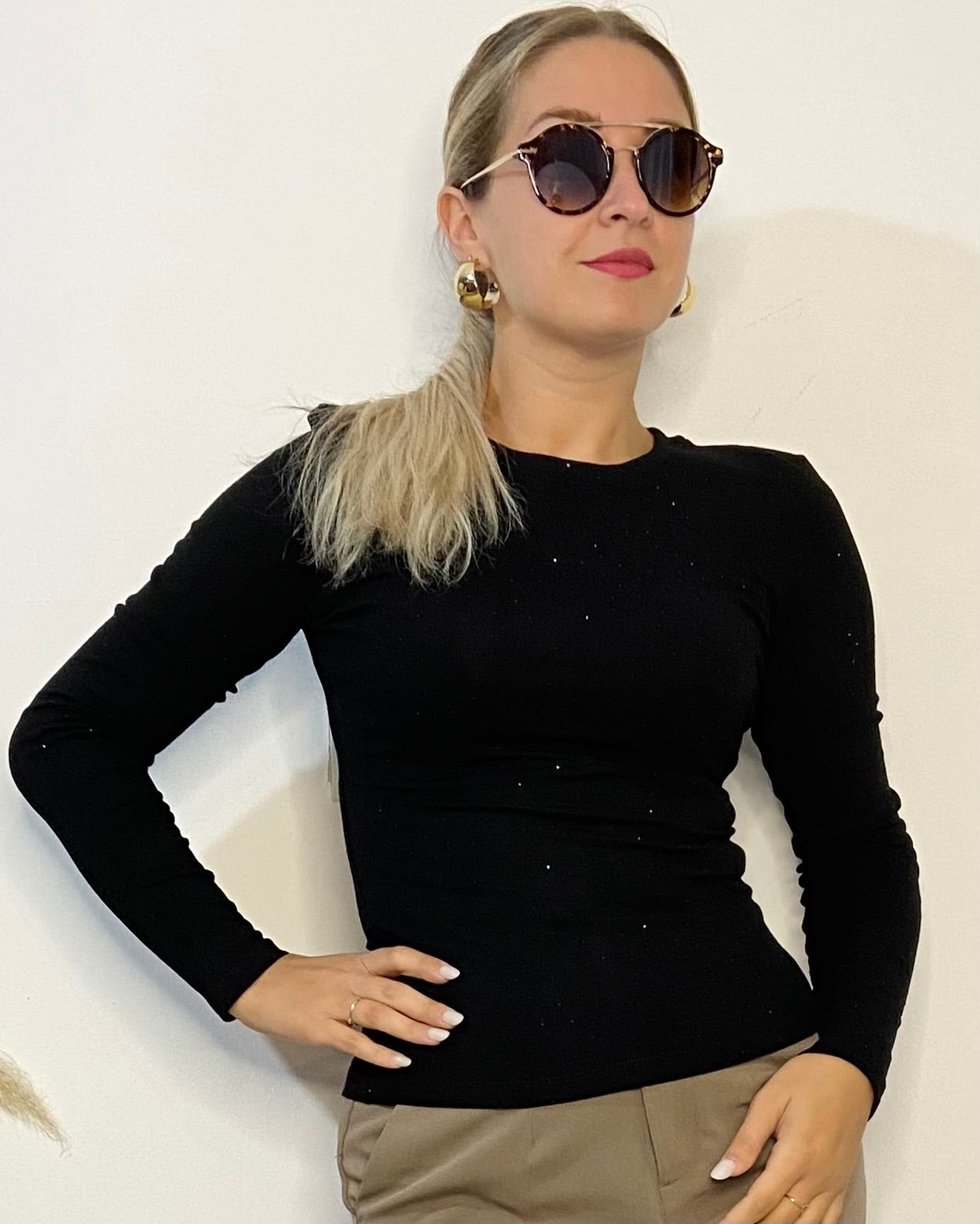LUMINA maglia strass