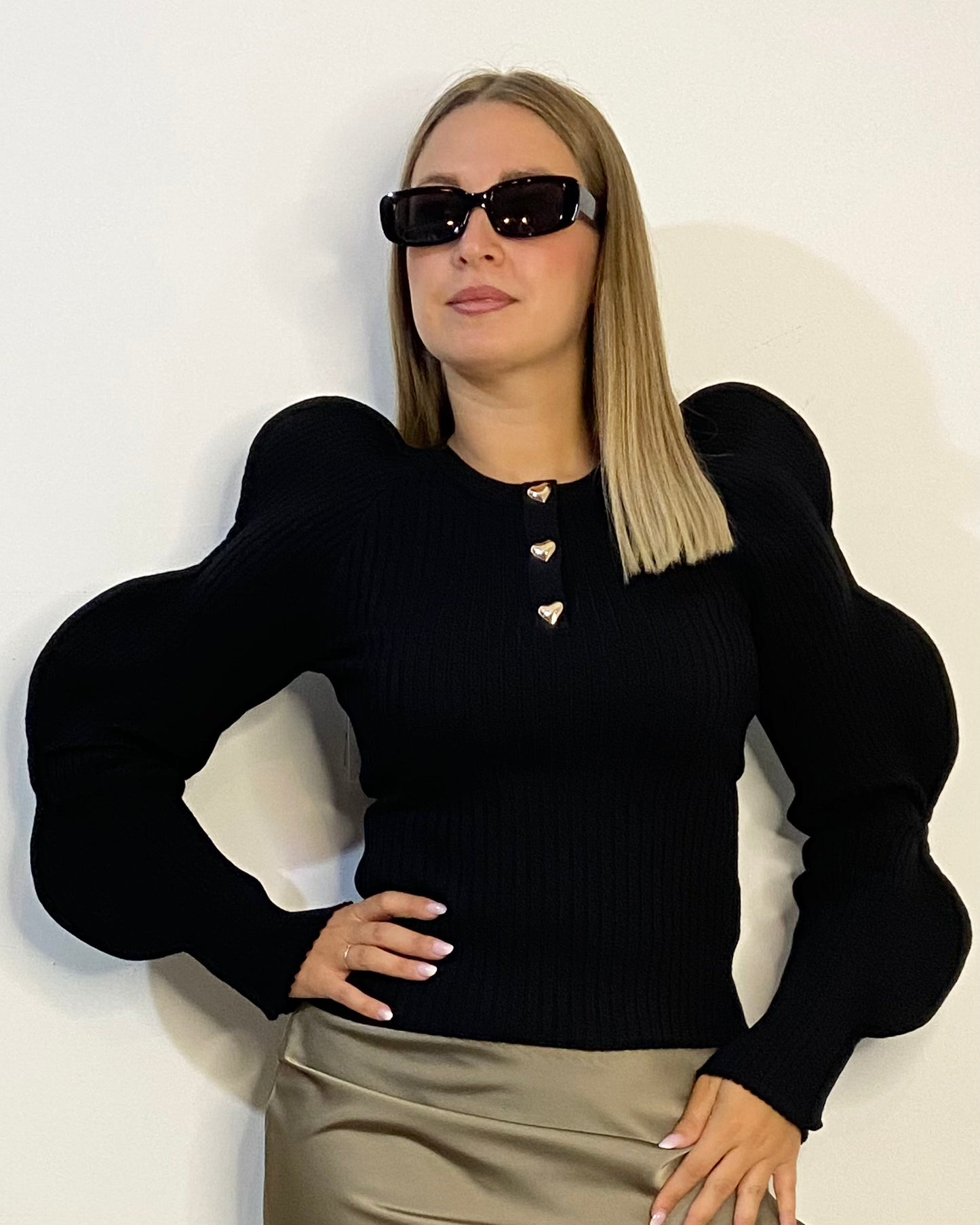 Maglia manica onda