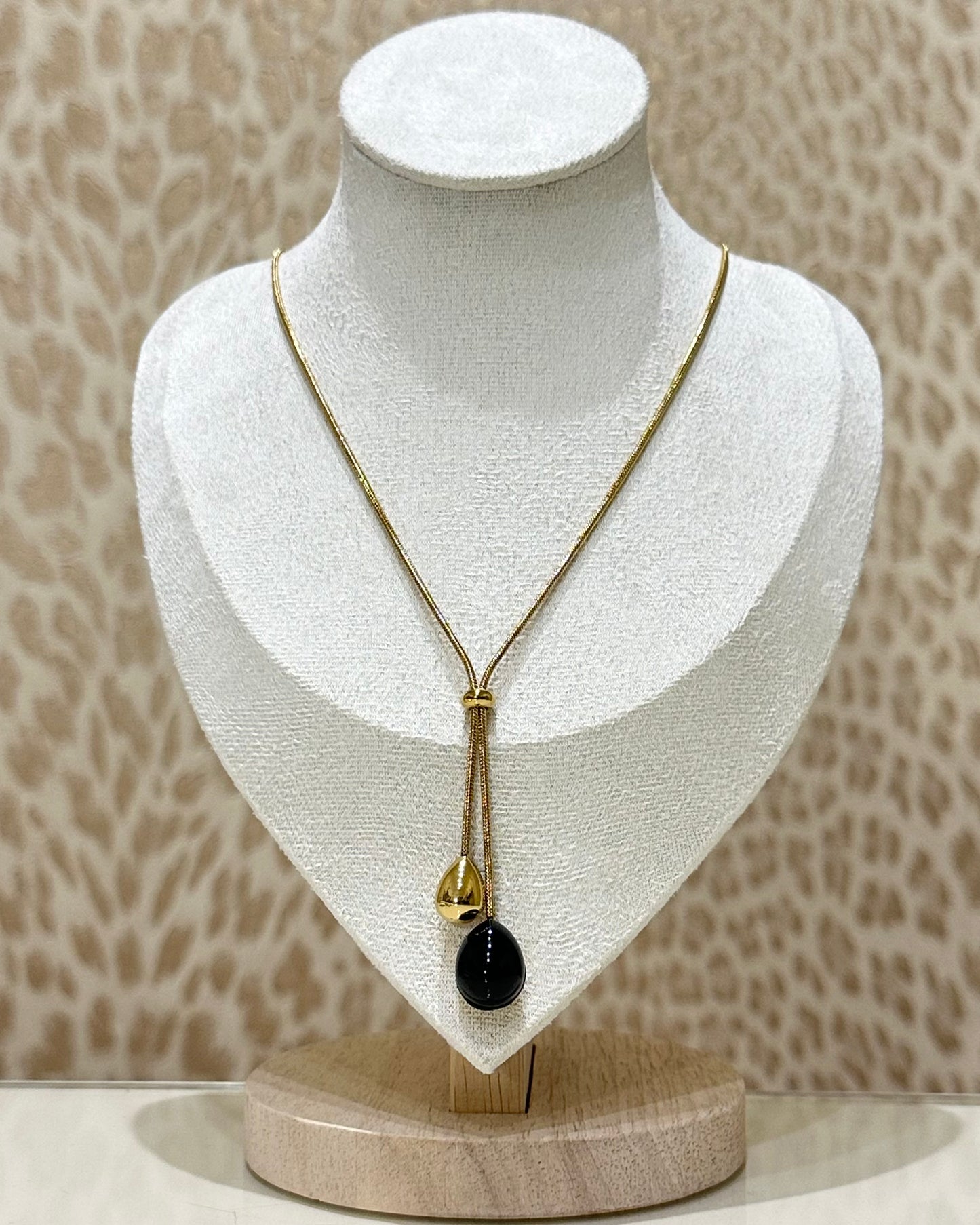 Collana lunga goccia