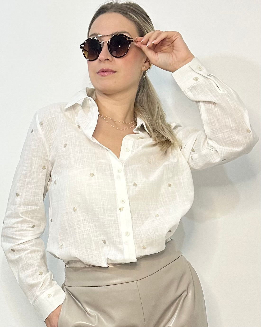 Camicia microcuori