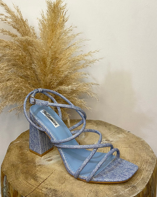 Sandalo in denim