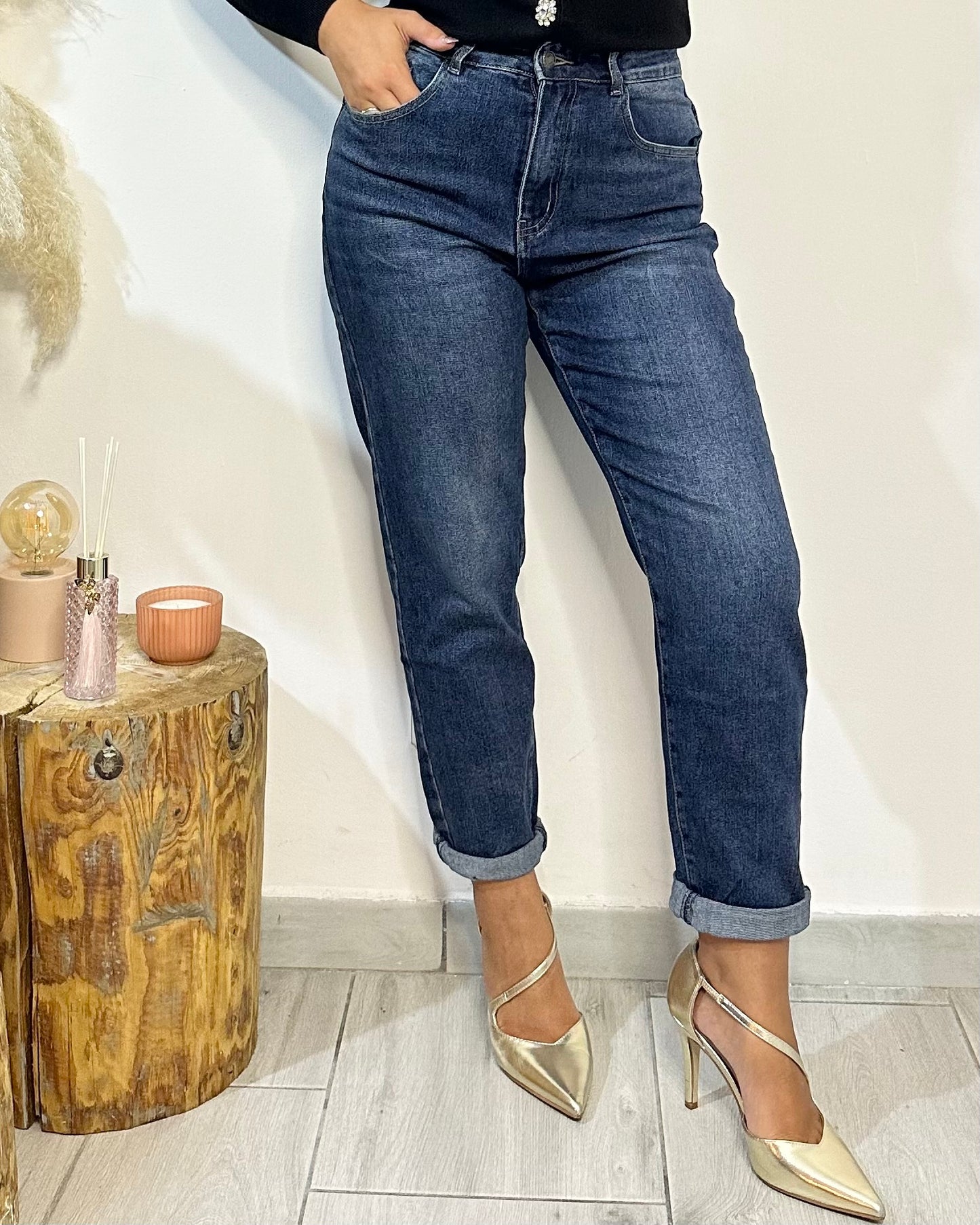 Jeans mom fit