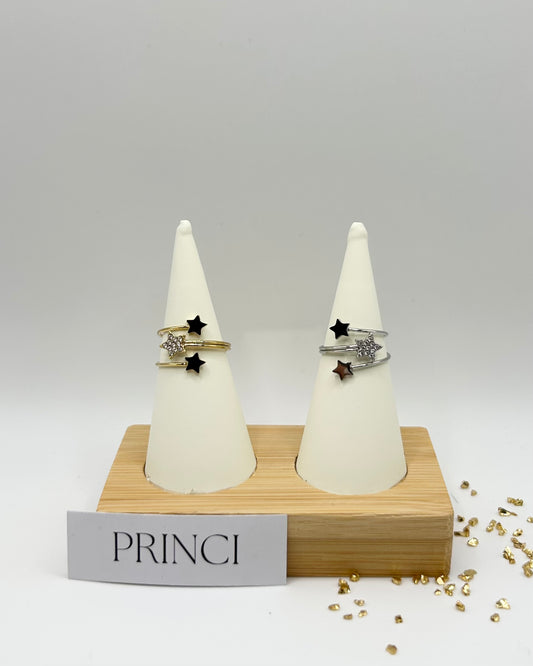 Anello tris stelle