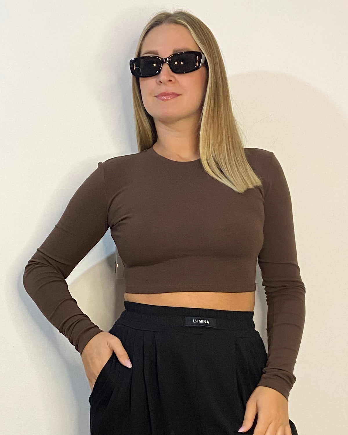LUMINA maglia crop