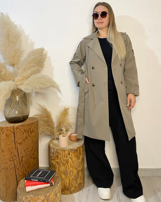 Trench doppiopetto
