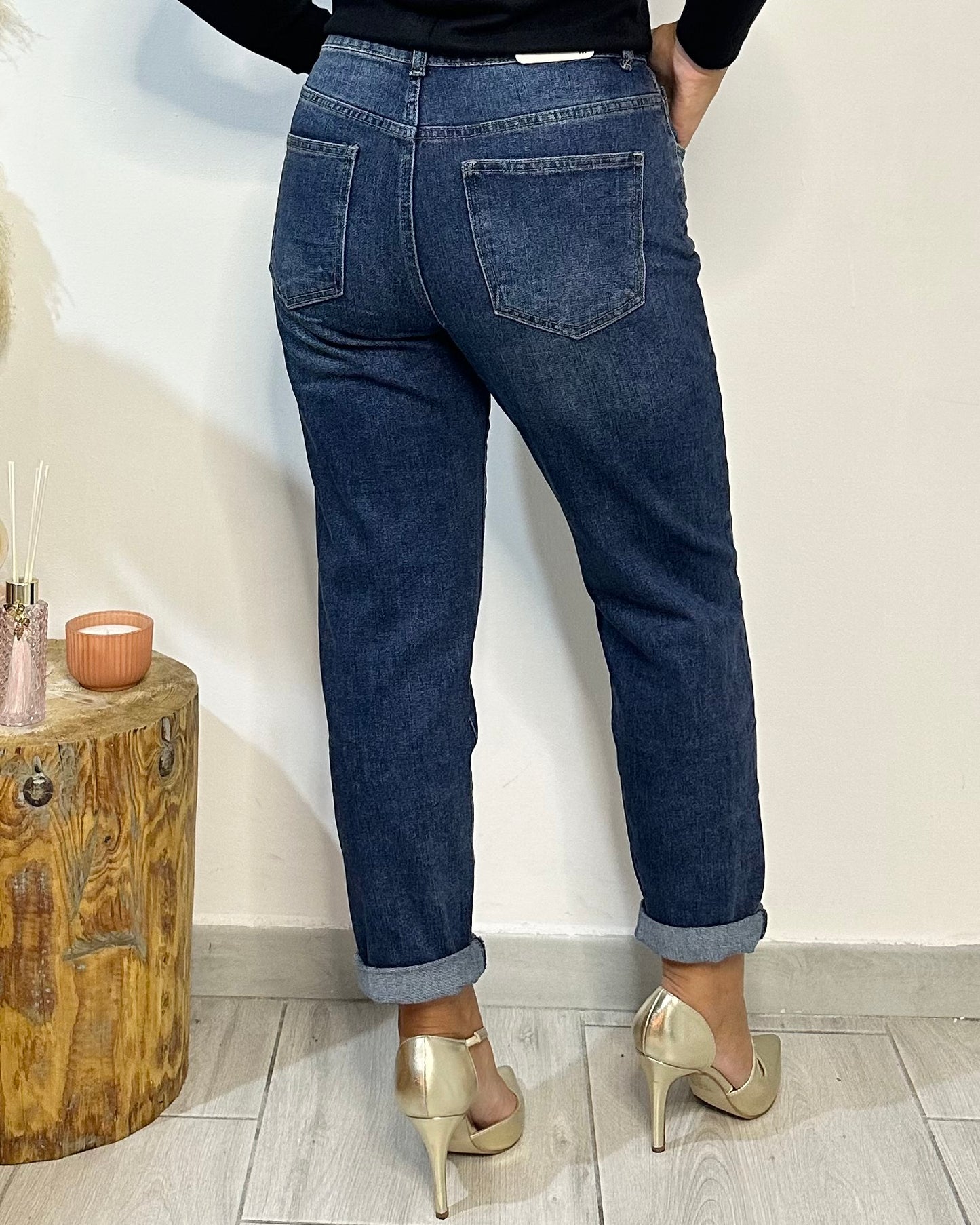 Jeans mom fit