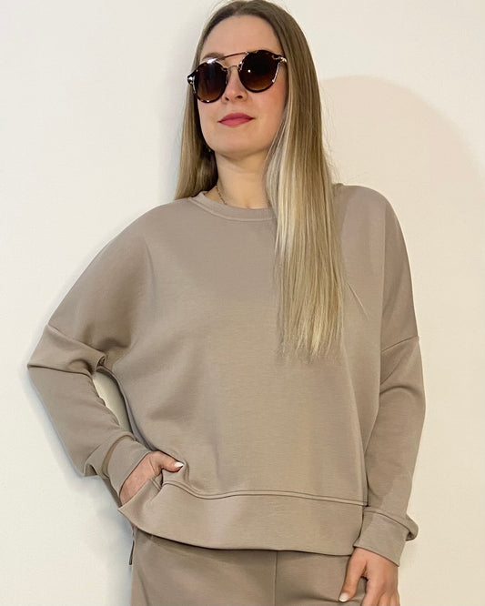 Felpa girocollo soft