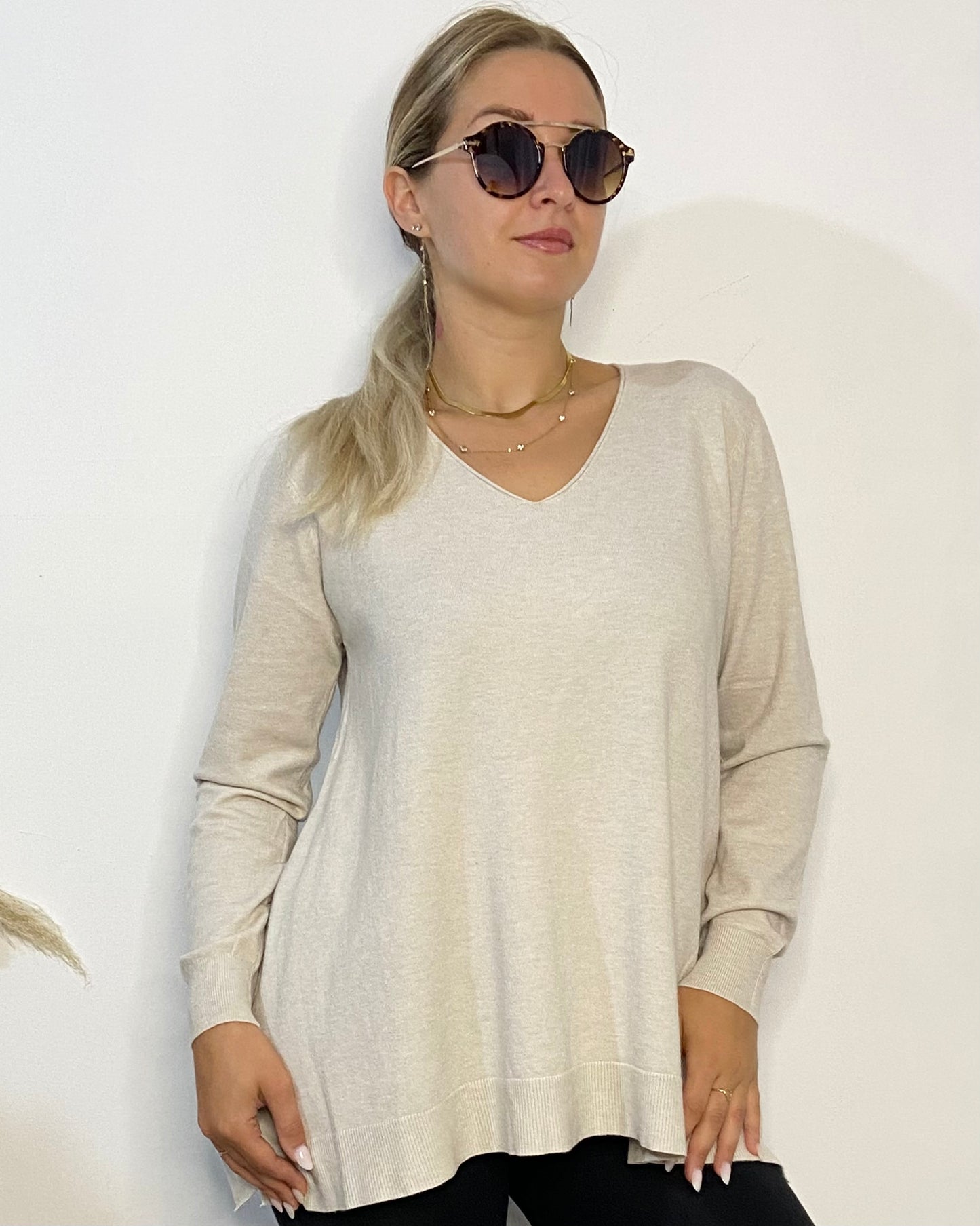 Pullover taglia comoda