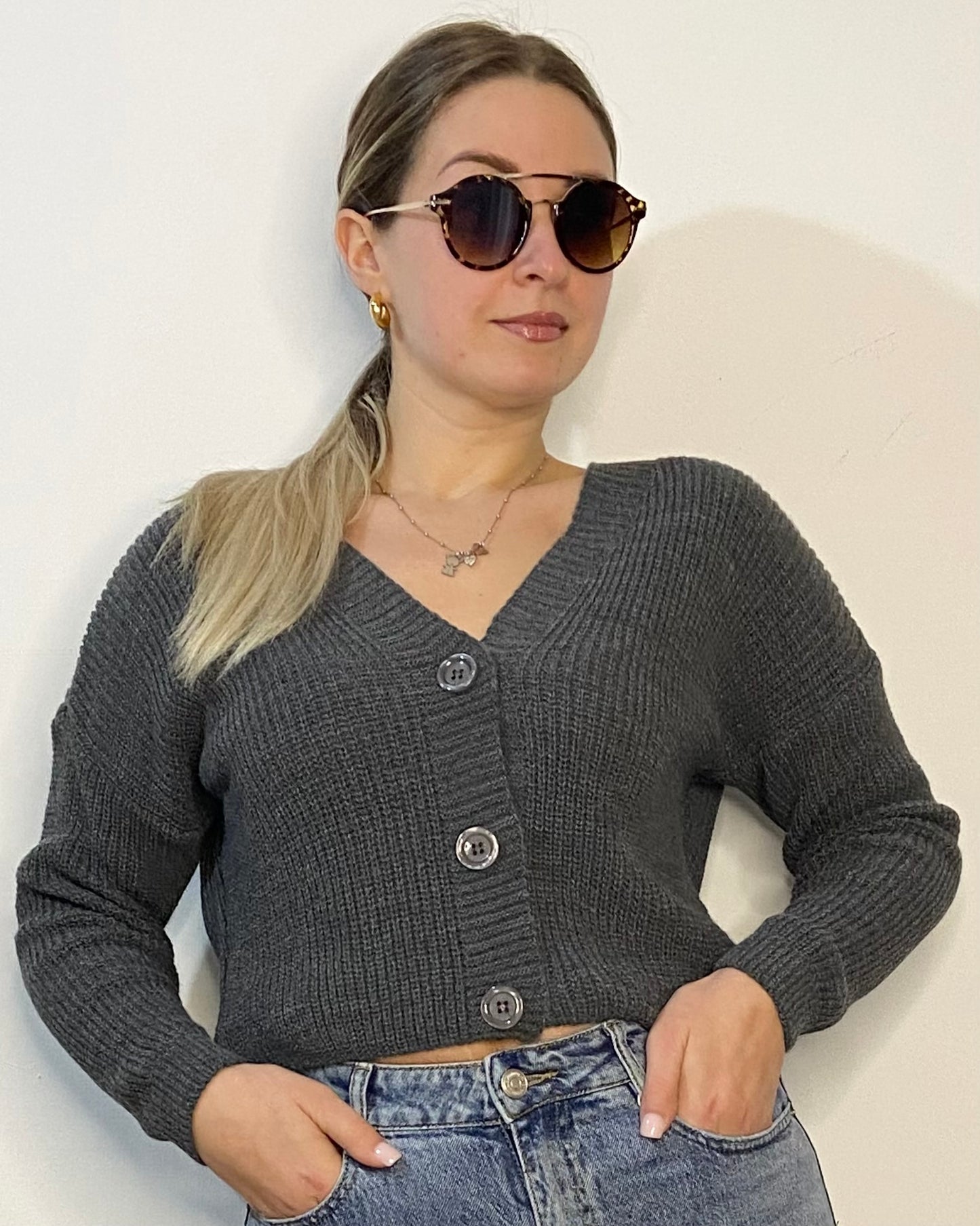 Cardigan in maglia