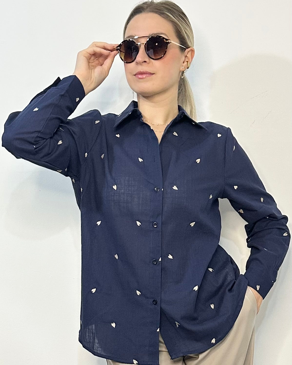 Camicia microcuori