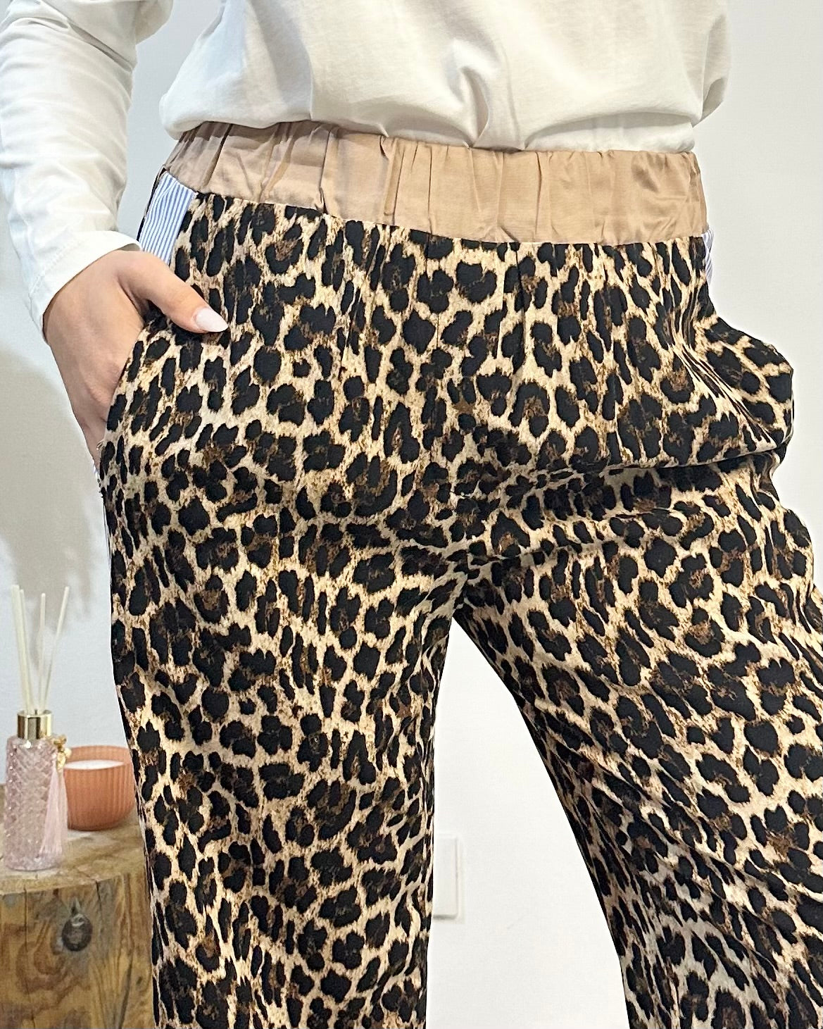 Pantalone leopardato