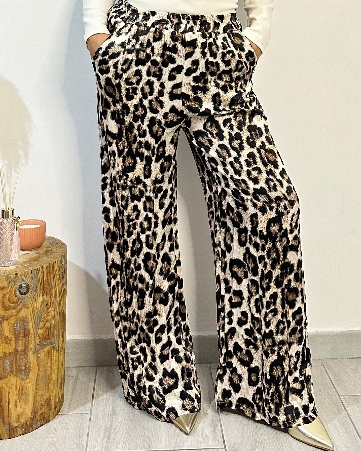 Pantalone animalier