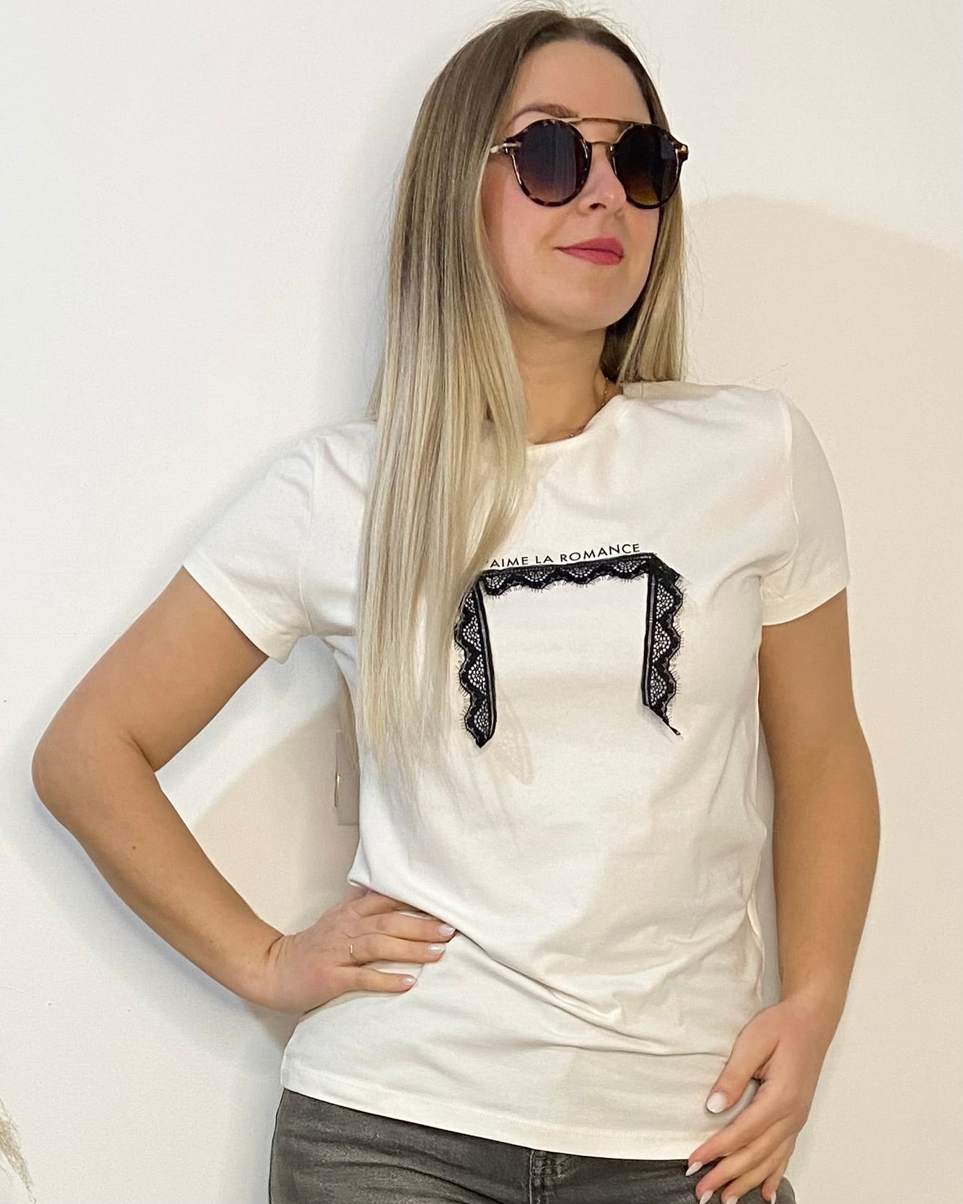 LUMINA t-shirt "J'aime la romance"