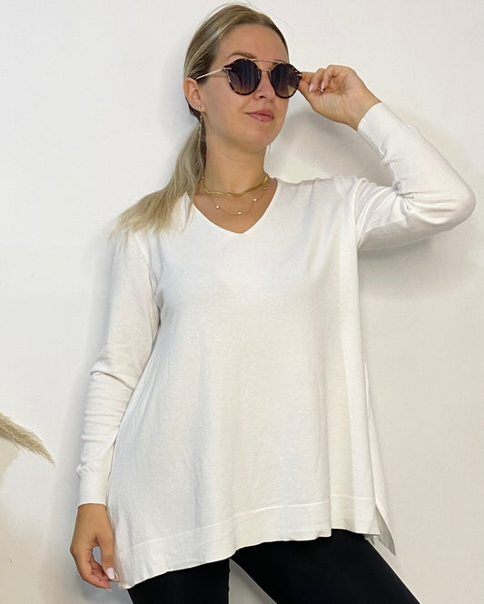 Pullover taglia comoda