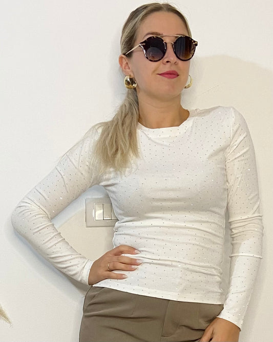 LUMINA maglia strass