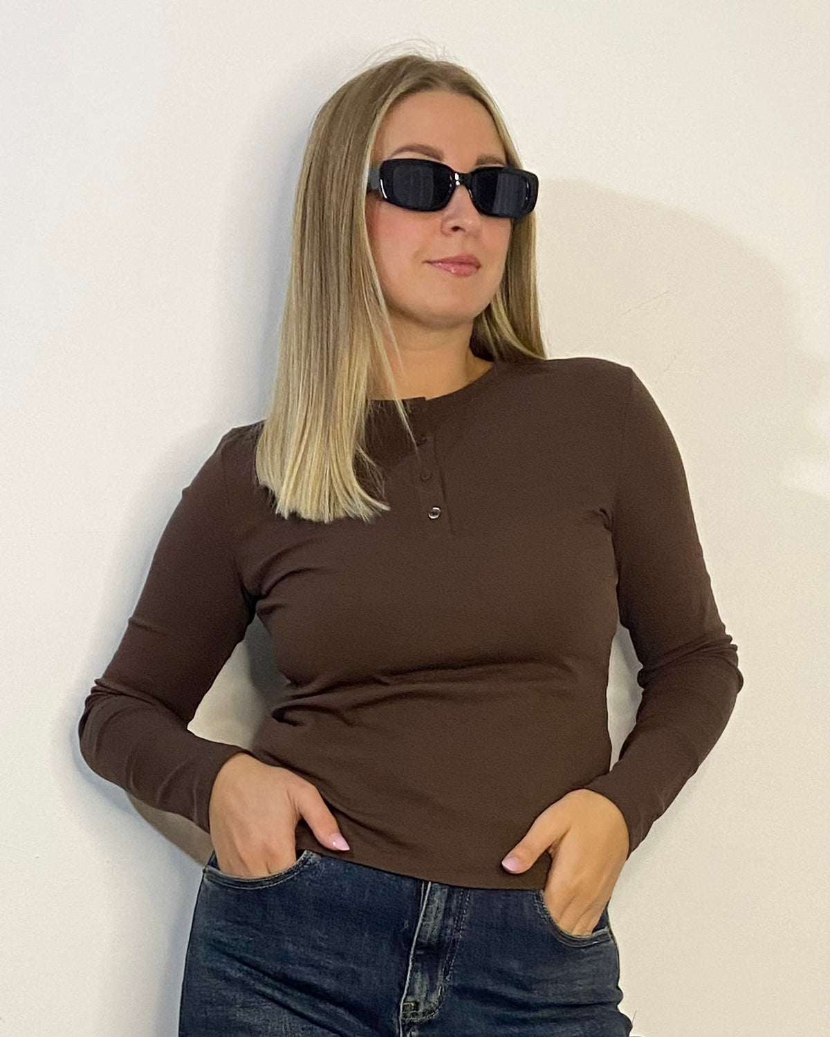 LUMINA maglia con bottoni