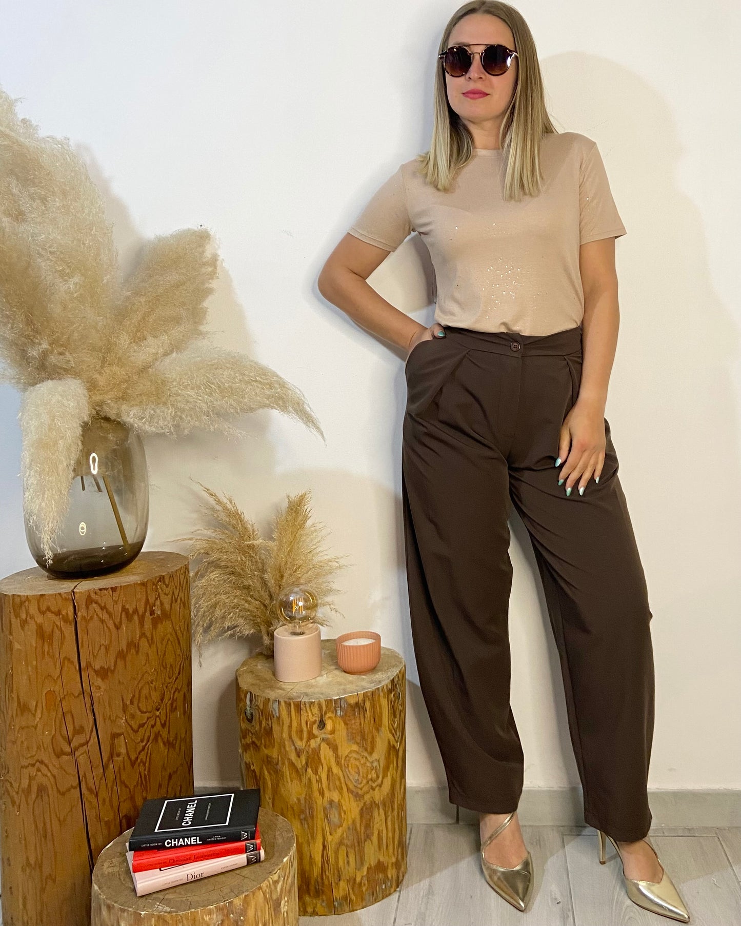 Pantalone sartoriale a gamba larga