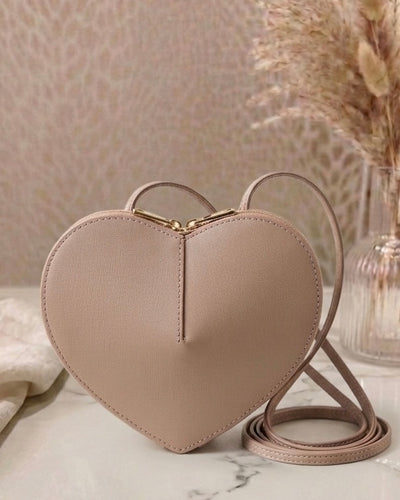 Borsetta "Cuore" vera pelle