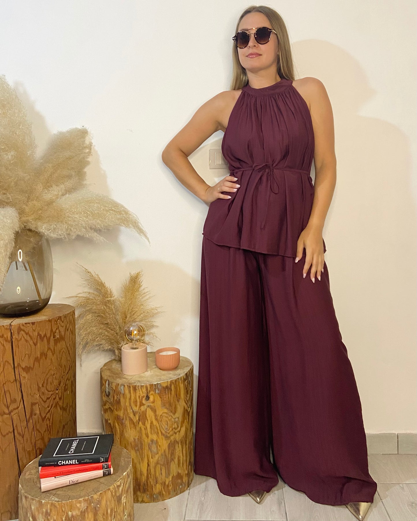 Completo top e pantalone