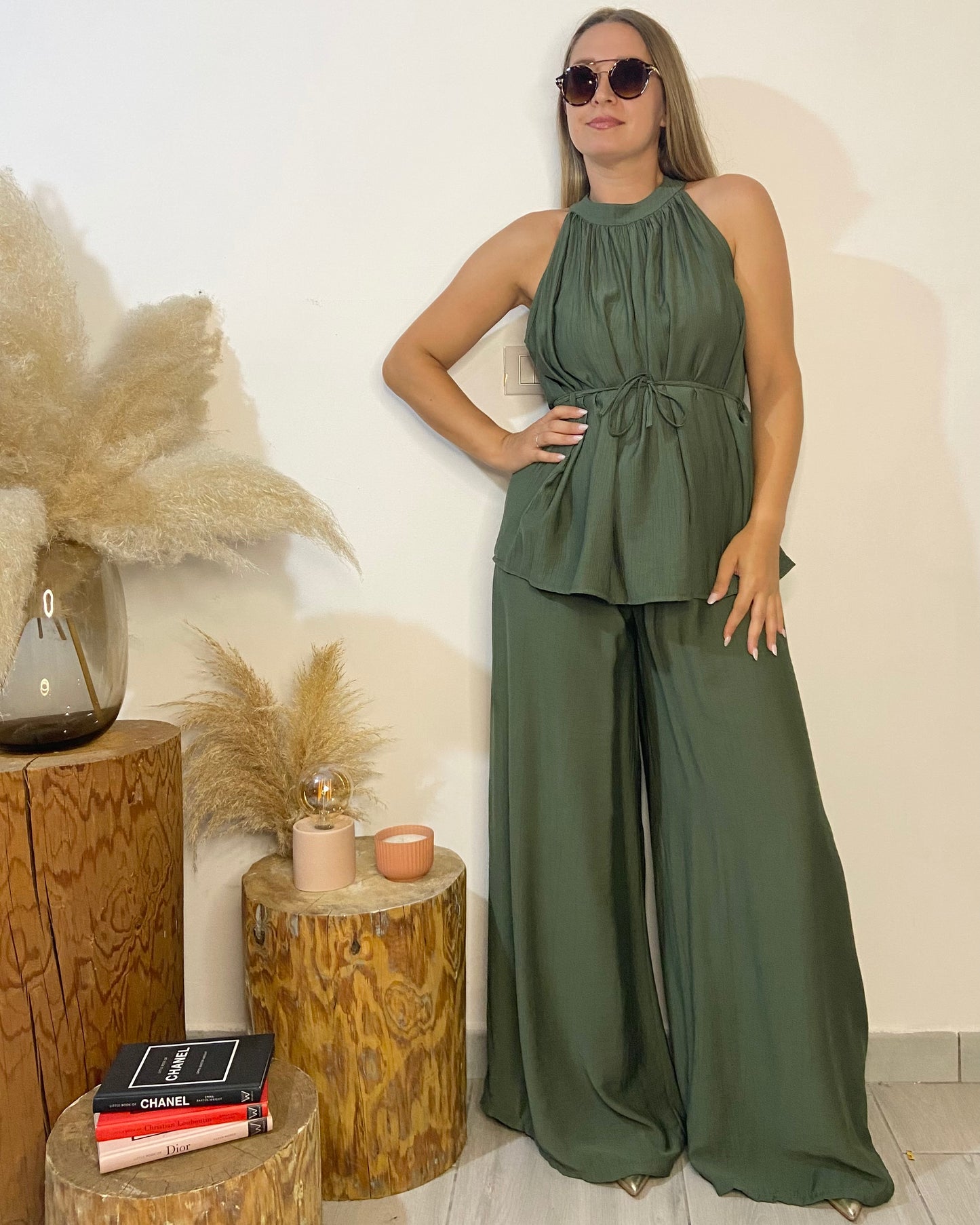 Completo top e pantalone