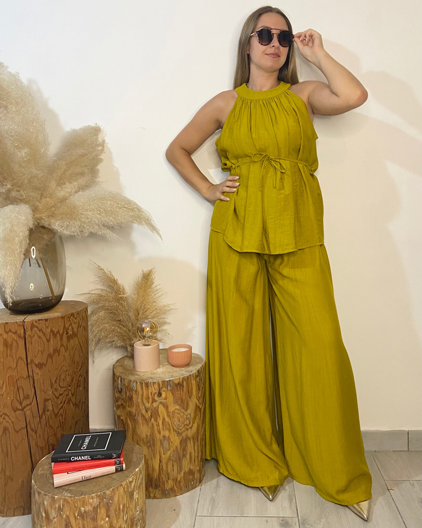 Completo top e pantalone