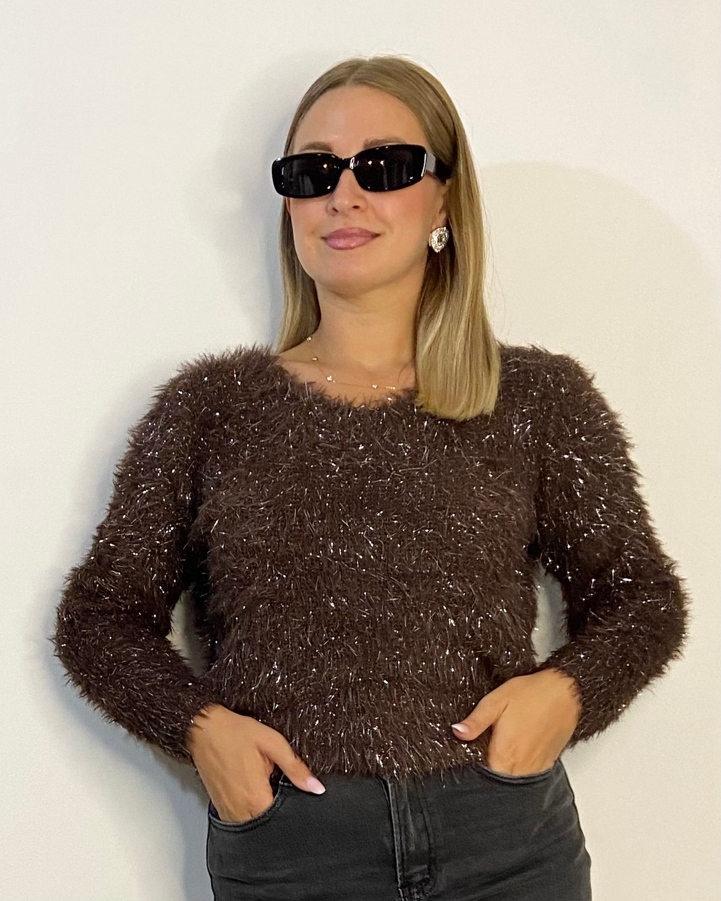 Maglia effetto lurex