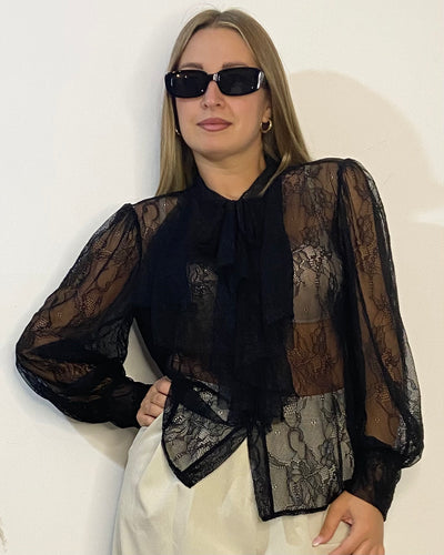 Blusa in pizzo