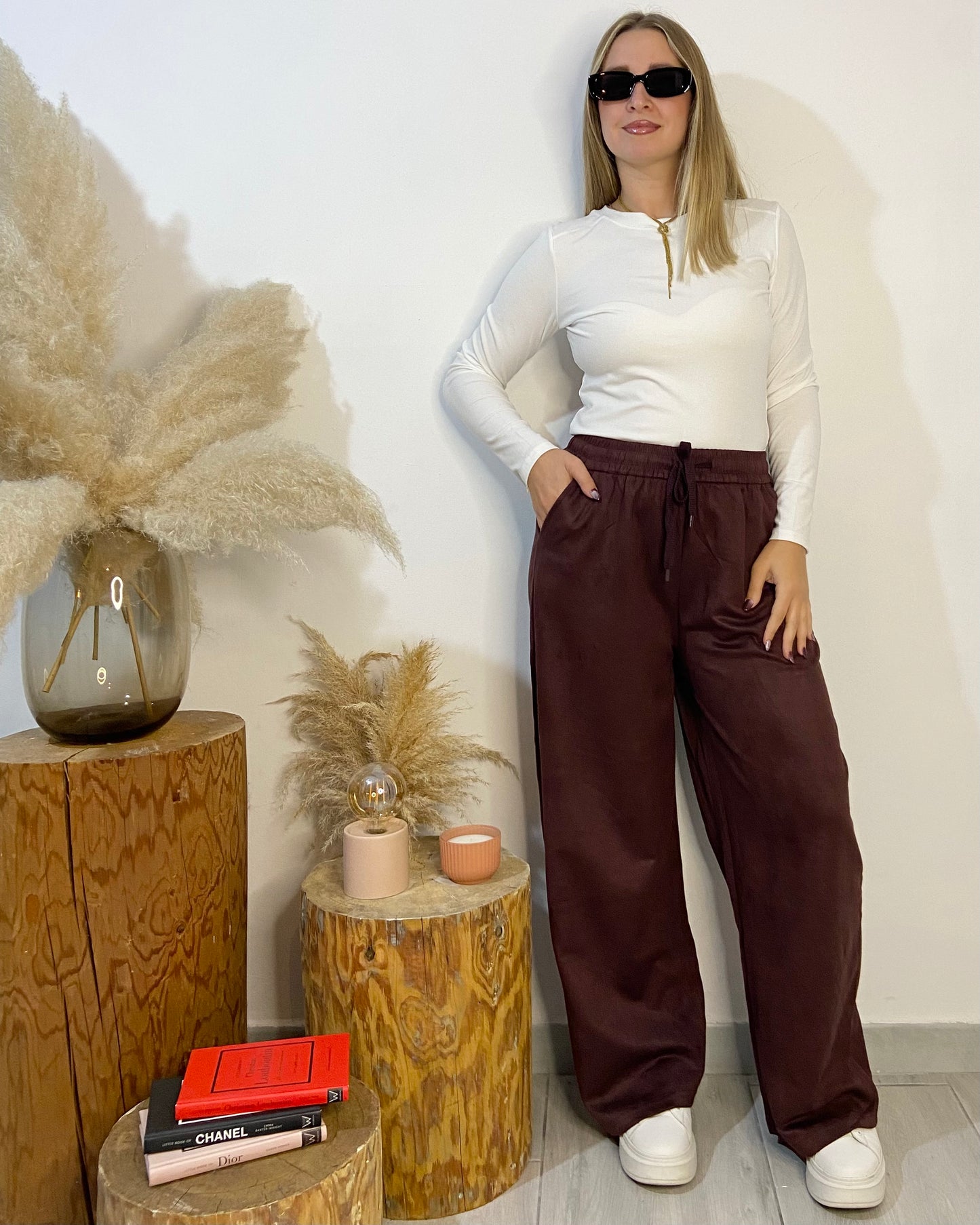 Pantalone suede