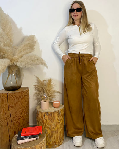 Pantalone suede