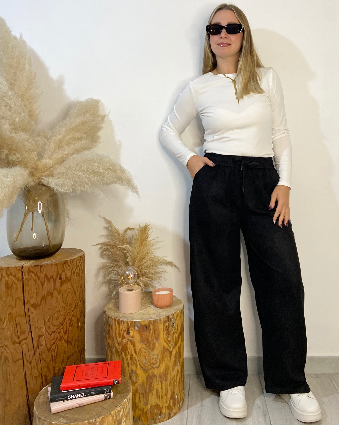 Pantalone suede